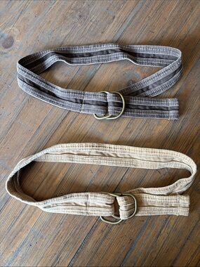Old Navy size 2 brown and tan belts